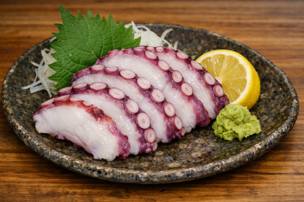 島ダコのお造り