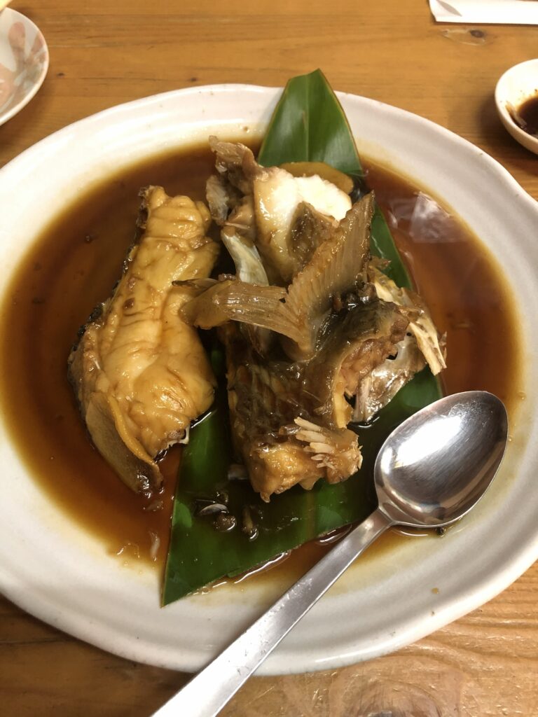 シロクラベラの煮付け